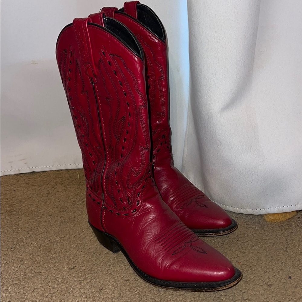 Red Western Cowboy Boots